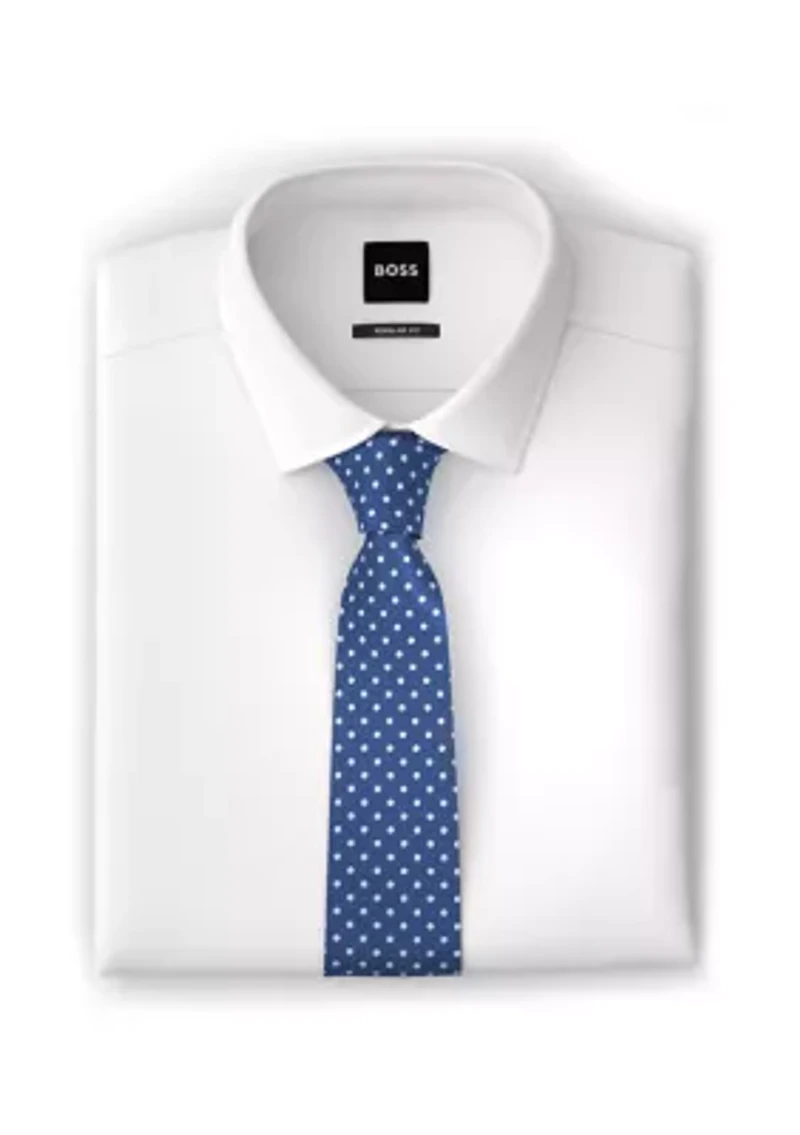 Dark Blue Dotted Tie