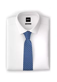 Dark Blue Dotted Tie