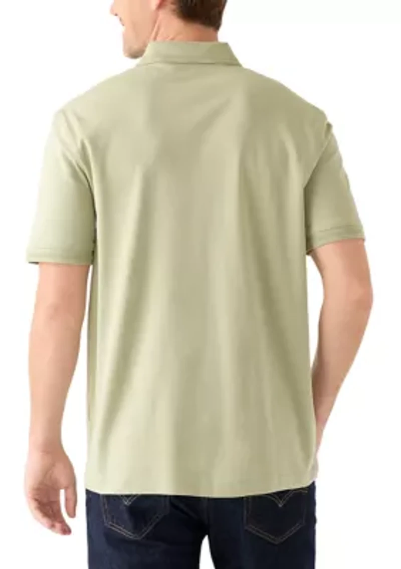 Men's Short Sleeve Interlock Polo Shirt