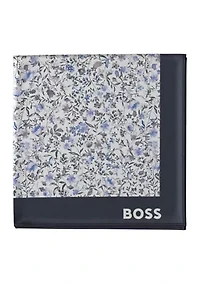 Floral Printed Pocket Square