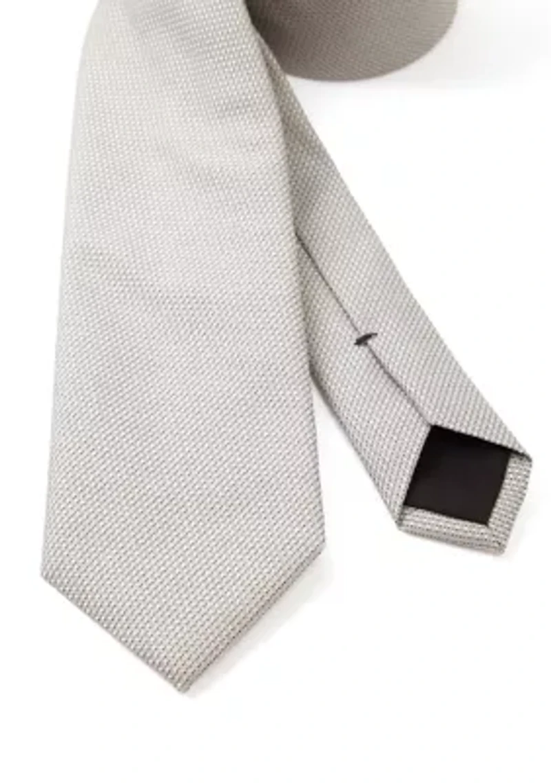 Printed Silk Blend Tie