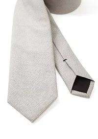 Printed Silk Blend Tie