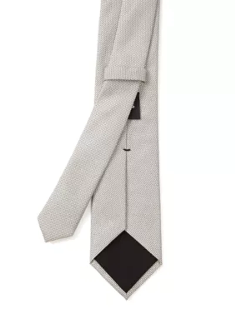 Printed Silk Blend Tie
