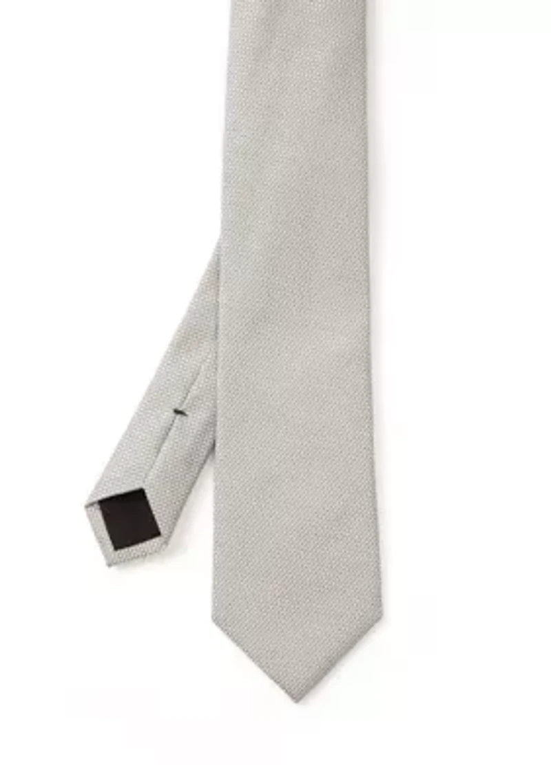 Printed Silk Blend Tie