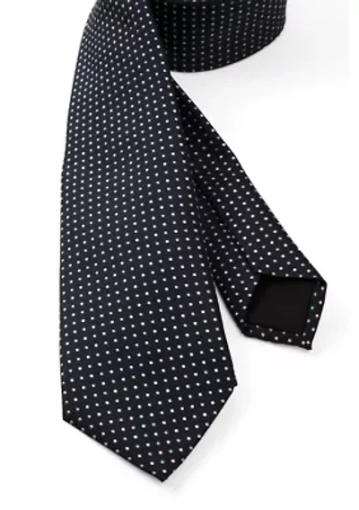 Dot Print Tie