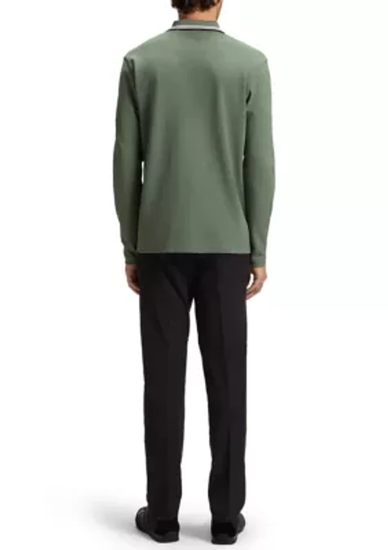 Plisy Long Sleeve Polo Shirt