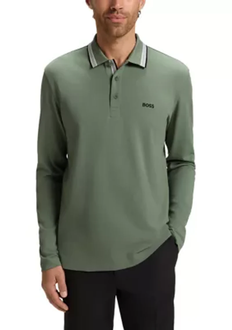 Plisy Long Sleeve Polo Shirt