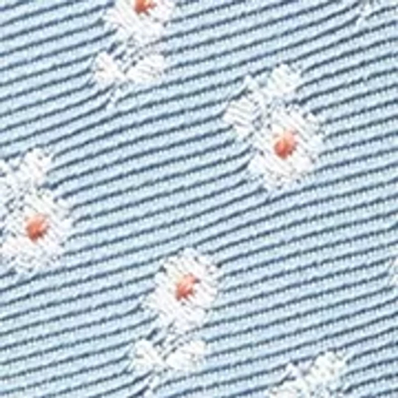 Floral Embroidered Tie