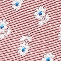 Floral Embroidered Satin Tie