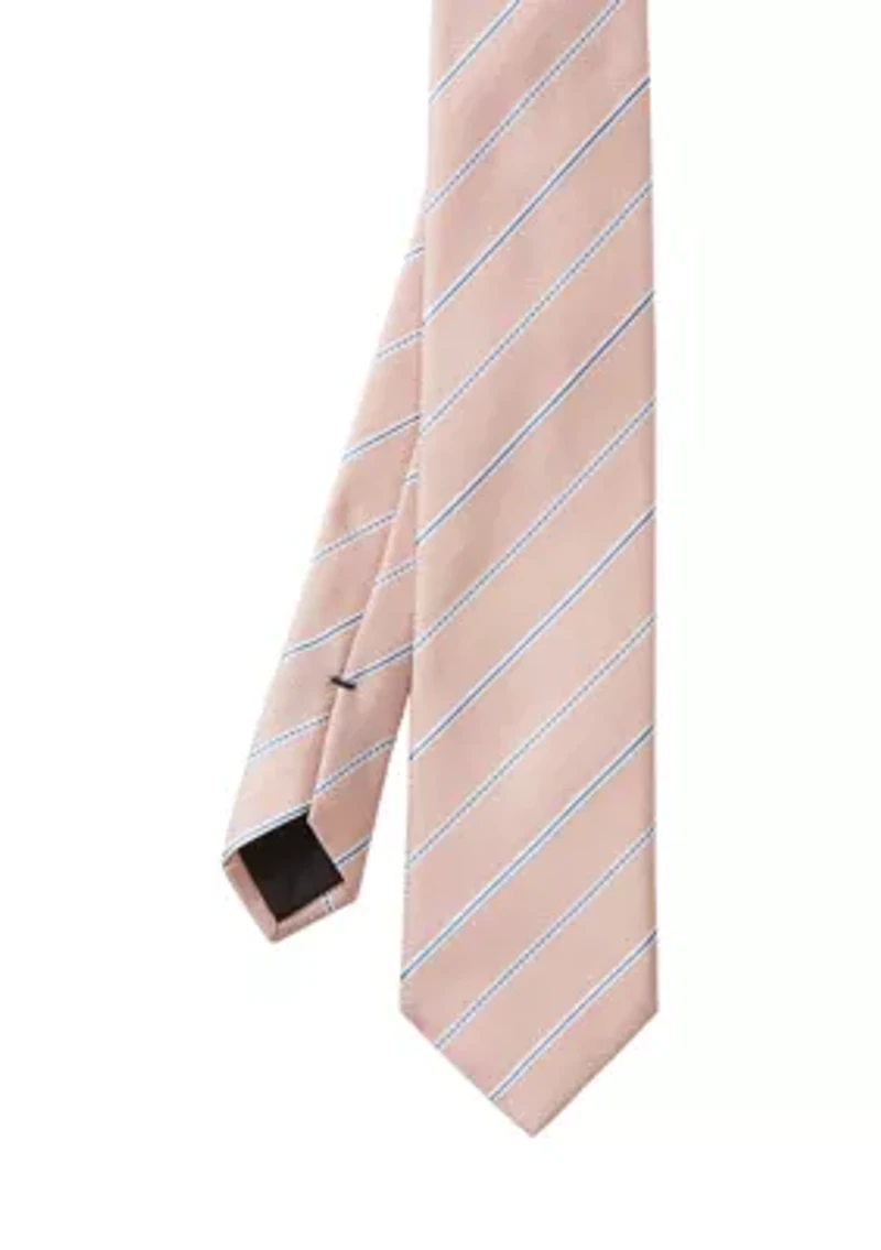 Stripe Satin Tie