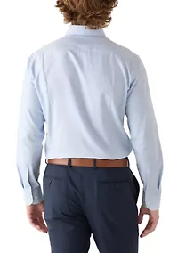 Men's Hank Spread Collar Printed Dress Shirt