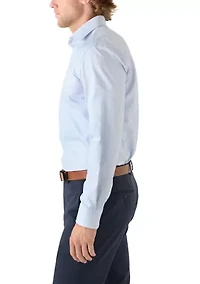 Men's Hank Spread Collar Printed Dress Shirt