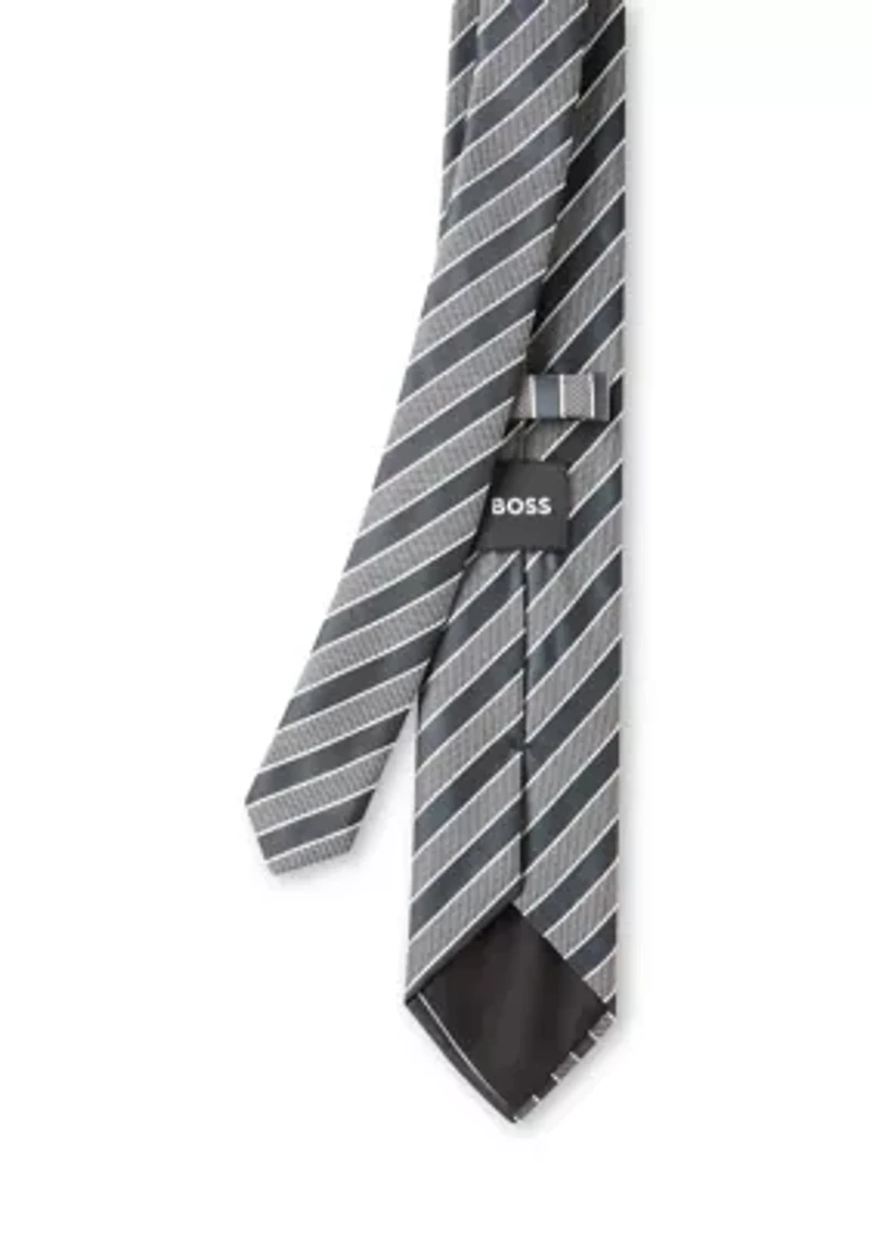 Striped Silk Tie