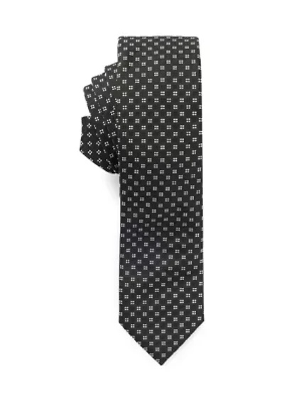 Geo Dot Printed Tie