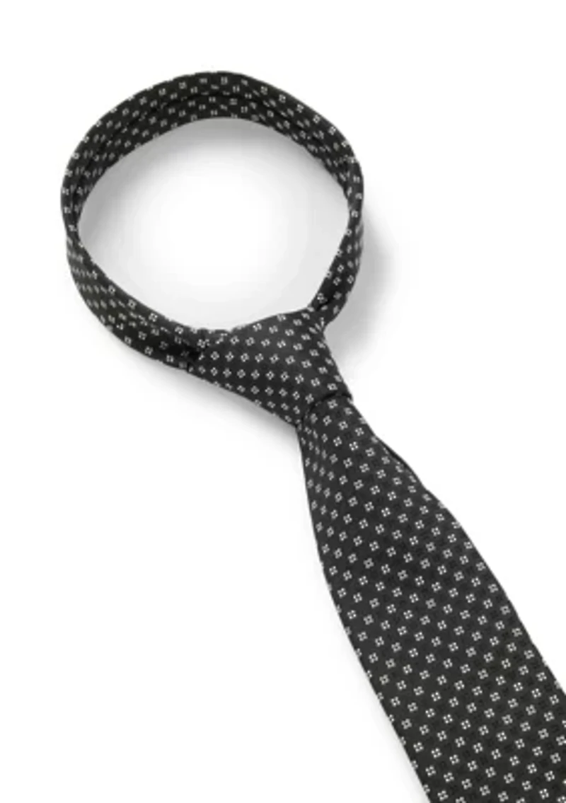 Geo Dot Printed Tie