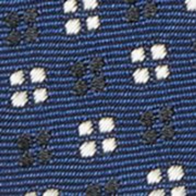   Polka Dot Silk Blend Tie 
