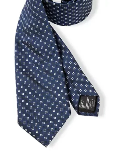   Polka Dot Silk Blend Tie 