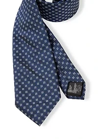   Polka Dot Silk Blend Tie 