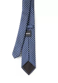   Polka Dot Silk Blend Tie 