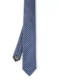   Polka Dot Silk Blend Tie 