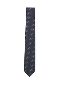  Silk Neck Tie with Jacquard Pattern