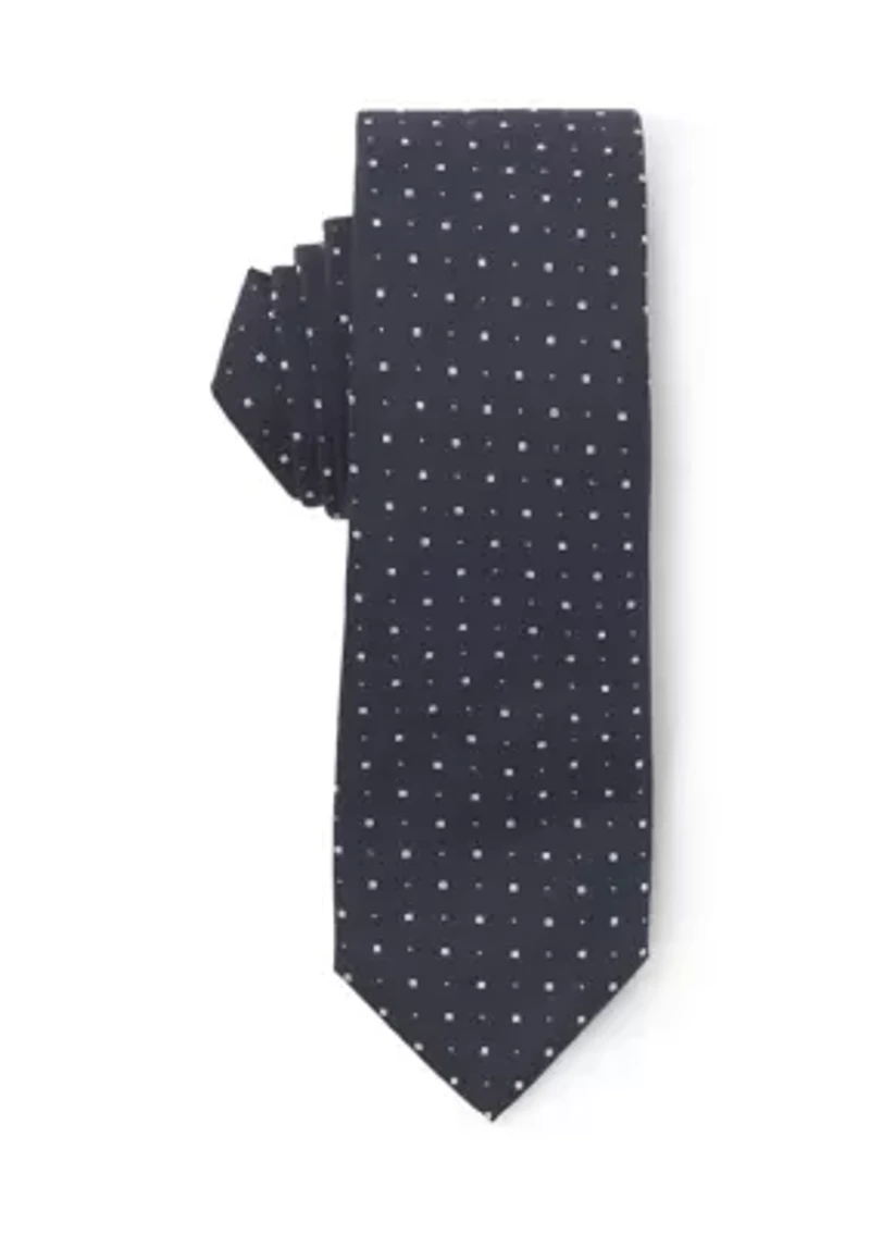  Silk Neck Tie with Jacquard Pattern