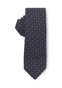  Silk Neck Tie with Jacquard Pattern