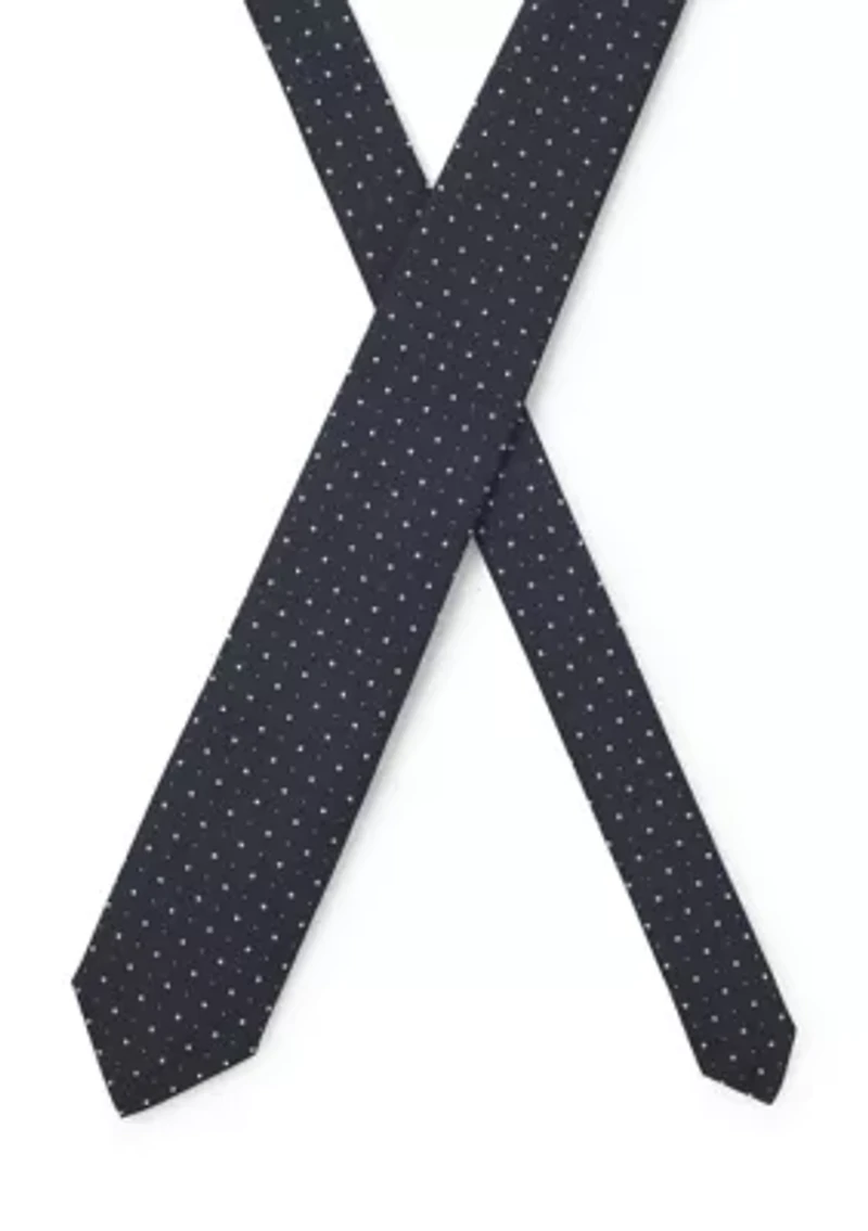  Silk Neck Tie with Jacquard Pattern