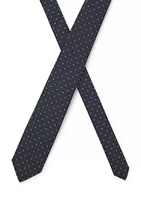  Silk Neck Tie with Jacquard Pattern