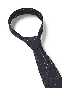  Silk Neck Tie with Jacquard Pattern
