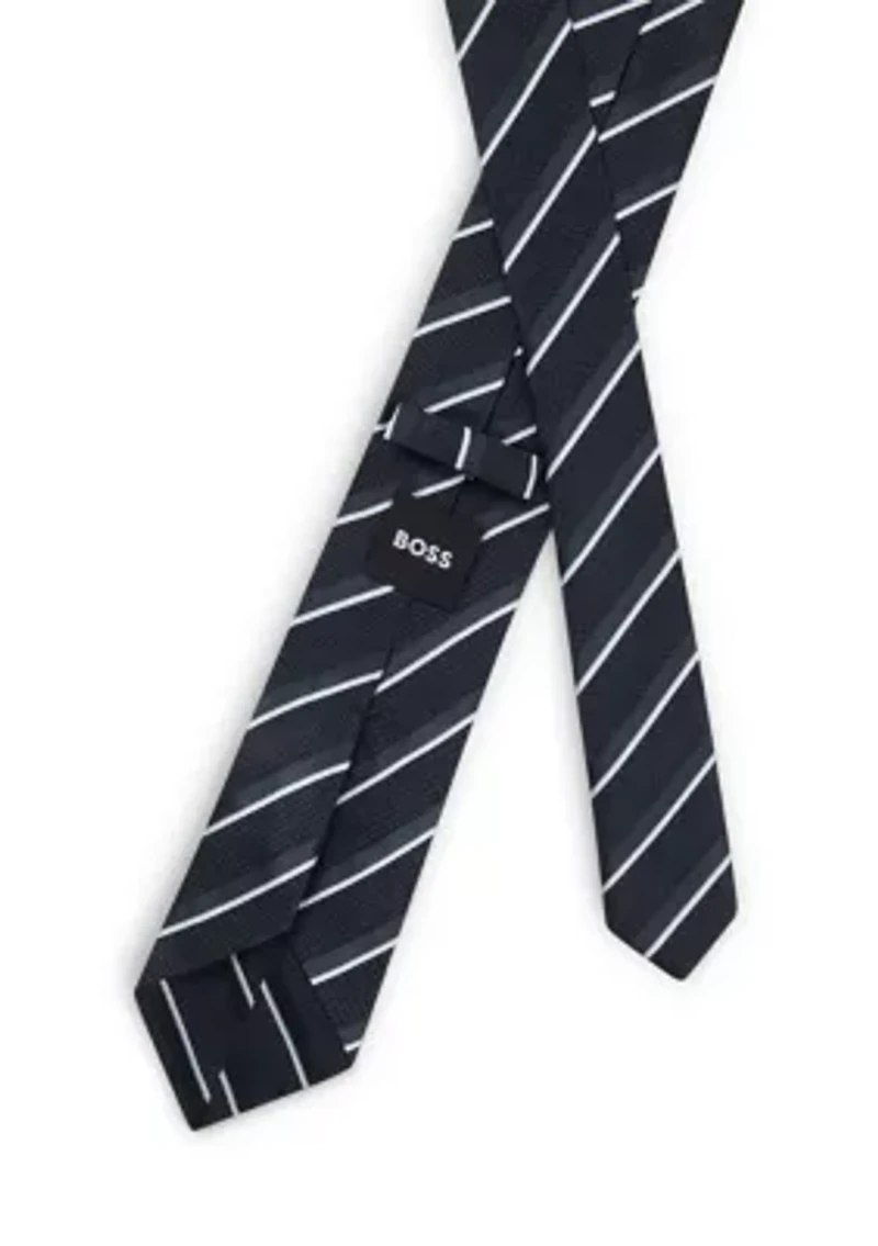 Silk Stripped Tie