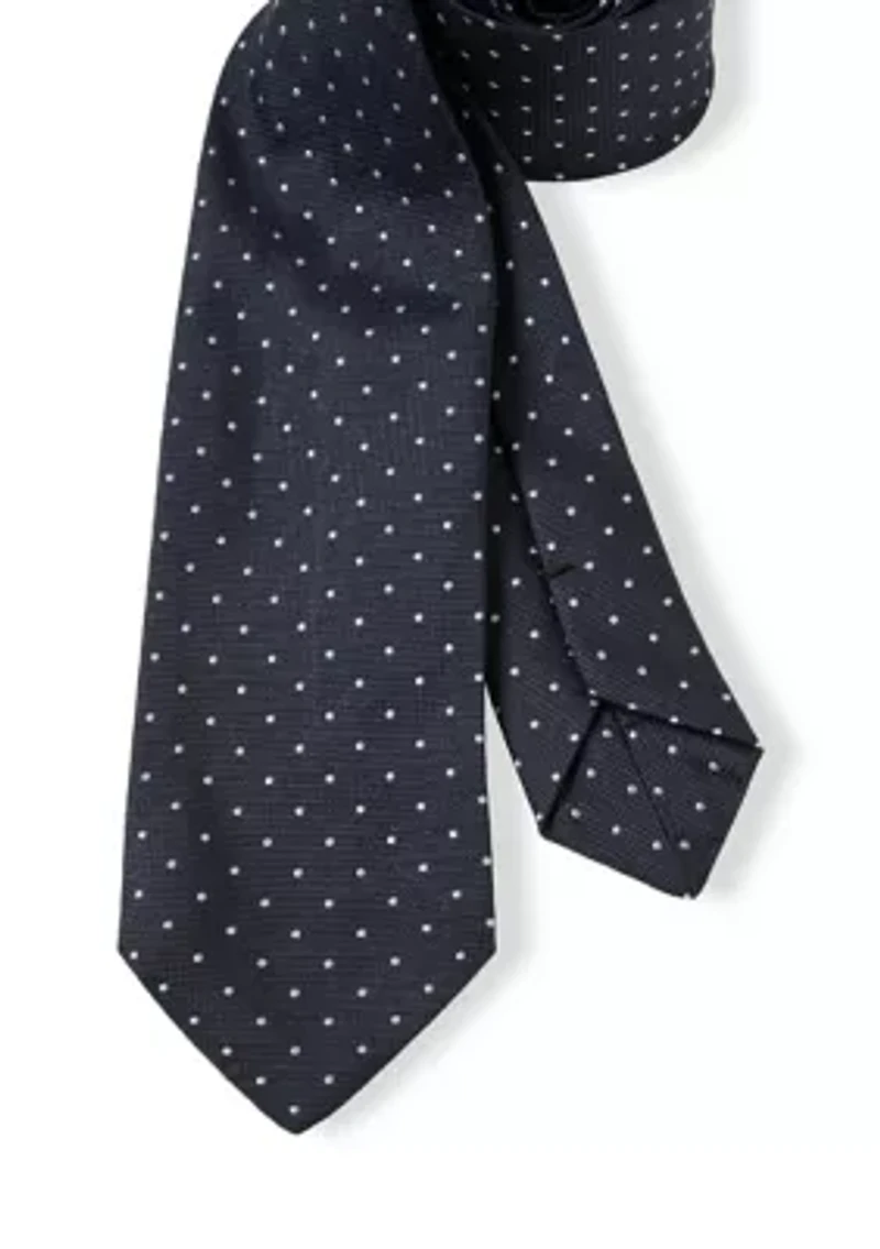 Polka Dot Silk Tie