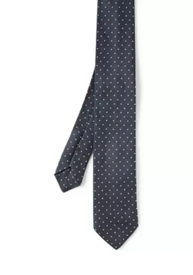 Polka Dot Silk Tie
