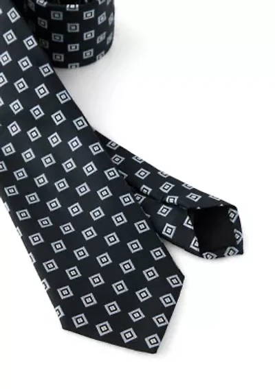 Men's Diamond Print Tie