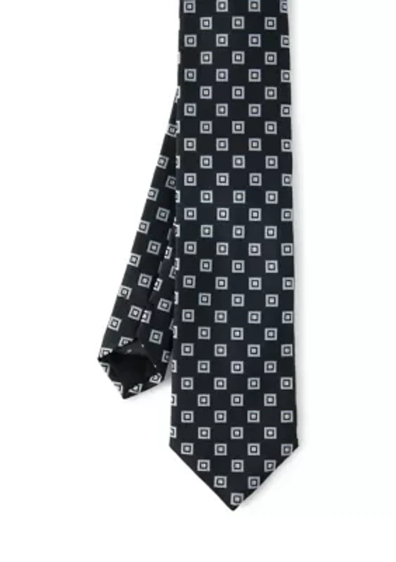 Men's Diamond Print Tie