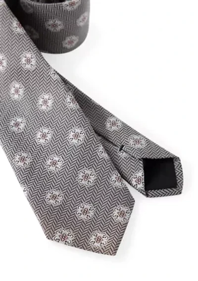 Men's Medallion Print Tie
