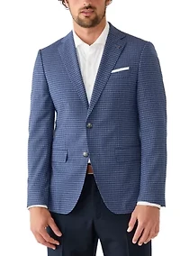 Men's Slim Fit Check Sport Coat