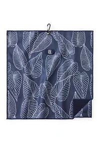 Waffle Magnet Golf Towel with Groove Cleaner Tool