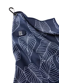 Waffle Magnet Golf Towel with Groove Cleaner Tool