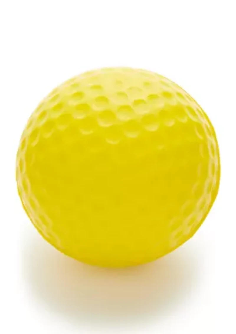 Dimpled Foam Golf Practice Balls - Set of 12