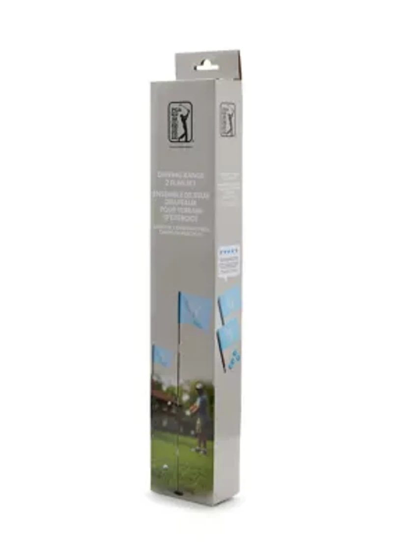 Driving Range 2 Golf Flag Set