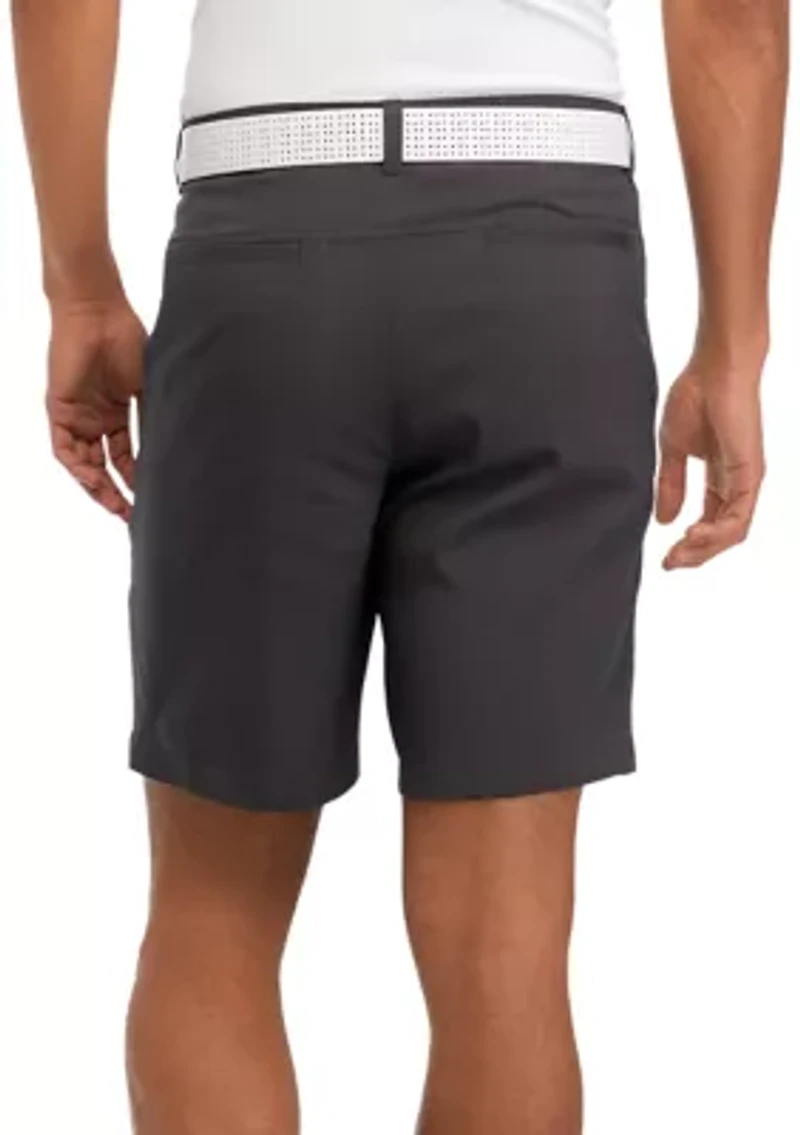 Flat Front Oxford Golf Shorts