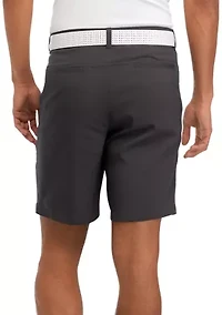 Flat Front Oxford Golf Shorts