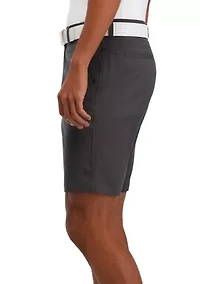 Flat Front Oxford Golf Shorts