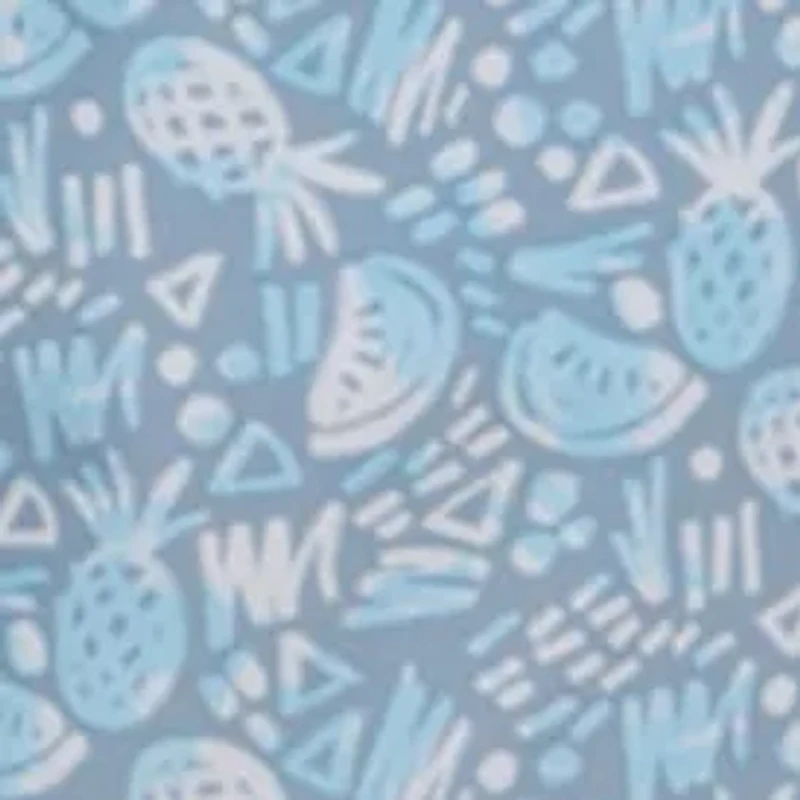 Men's 8" Pineapple Print Woven Golf Shorts