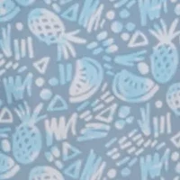 Men's 8" Pineapple Print Woven Golf Shorts