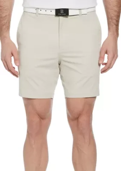 Men's 7" Flat Front Golf Shorts with Active Waistband