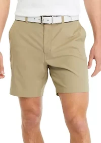 Men's 7" Flat Front Golf Shorts with Active Waistband