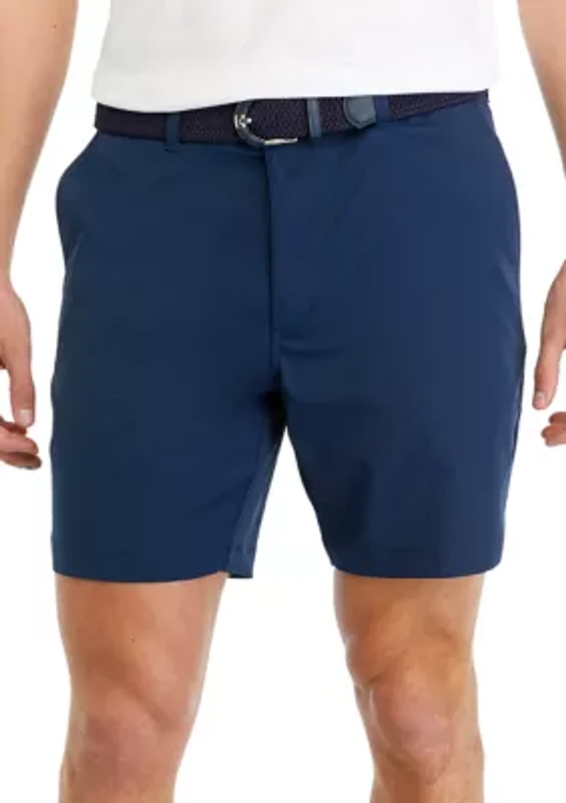 Men's 7" Flat Front Golf Shorts with Active Waistband