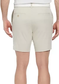 Men's 7" Flat Front Golf Shorts with Active Waistband